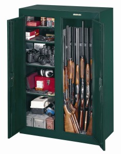 16 gun double door gun safe