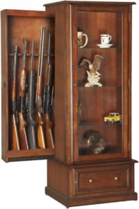 gun concealment furniture that looks like a showcase